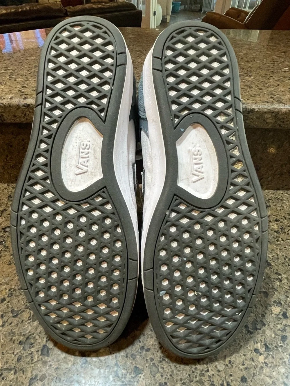 Vans Lowland CC Freshman Shoes Stormy Weather Mens 9 Womens 10.5 Blue/Gray White